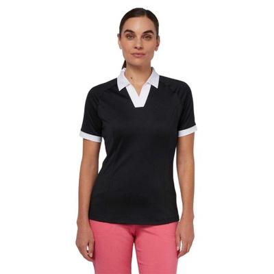Womens/Ladies Collared Raglan Polo Shirt