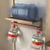 Nordic Solid Wood Light Luxury Towel Rack Bathroom Towel Shelf  Perforated Wall Mounted Towel Shelves Bathroom Accessories