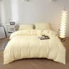 1Pc Simple Solid Color Washed Cotton Quilt Cover Skin Friendly Breathable Bedding for Seasons King Queen Size Comforter Cover