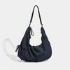 2026 Japanese And Korean Fashion New Plaid Canvas Large Capacity Simple Casual Versatile Portable Shoulder Bags For Women Trendy