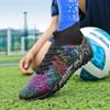 Scarpe da calcio da uomo Scarpe da calcio alte con punte lunghe alla caviglia AG/TF Scarpe da calcio per bambini con tacchetti per erba da esterno Scarpe da calcio sportive da allenamento