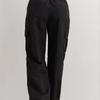 High Waist Cargo Pants Loose Fit Quick Dry Workwear Trousers Wide Leg Casual Sport Pants with Adjustable Waist and Multiple Pockets