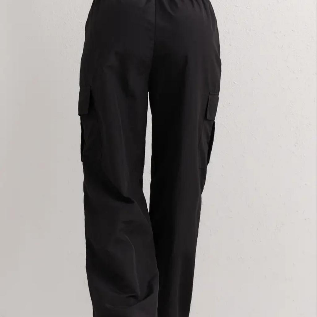 High Waist Cargo Pants Loose Fit Quick Dry Workwear Trousers Wide Leg Casual Sport Pants with Adjustable Waist and Multiple Pockets