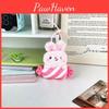 Candy Soft Animal Cartoon Plush Toy Rabbit Keychain Backpack Decoration Pendant