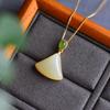 Hotan Jade S925 Silver Small Skirt Pendant Necklace