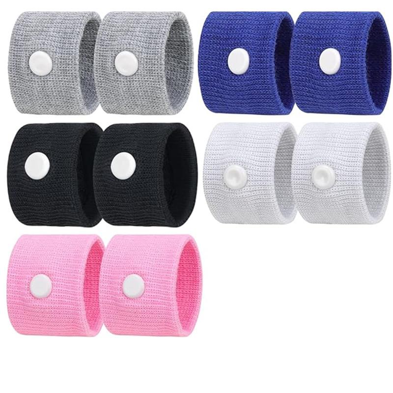 

Браслеты от тошноты для детей и взрослых Браслеты от укачивания Средство от утренней тошноты для беременных женщин Акупрессурный браслет от тошноты 5 Pair