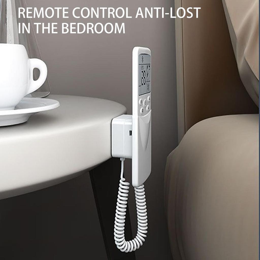 Emote Control Bracket Anti-theft Remote Control Caddy For Back Magnetic TV Organizer Safely Secure Artifact With String