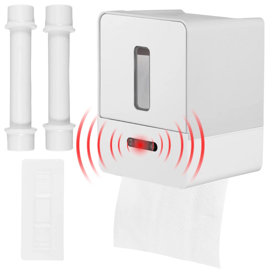 New Induction Toilet Paper Holder ABS Auto Toilet Paper Dispenser Wall Mounted Smart Induction Tissue Box Bathroom Accessories