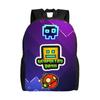 Zaino Geometries Dash per Uomo Donna Moda Scuola Superiore Giorno Lavoro Borse in Tela per Computer Portatile Durevole