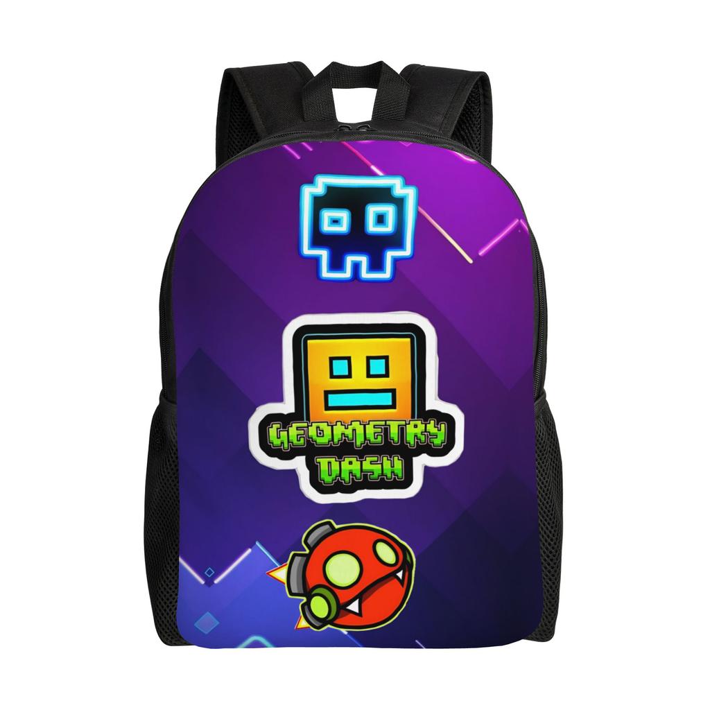 Zaino Geometries Dash per Uomo Donna Moda Scuola Superiore Giorno Lavoro Borse in Tela per Computer Portatile Durevole