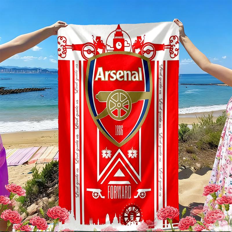Football team.C Print Beach Towel, Versatile Lightweight Absorbent Beach Towel for Pool Surf Yoga Bathroom, Perfect Birthday Holiday Gift