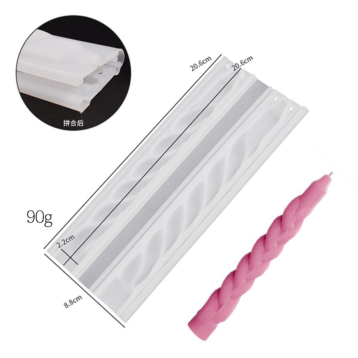 

Силиконовая форма для столбовой свечи Легкое извлечение Формы для воска в виде длинной полосы Художественный смысл Сделай сам Форма для церковной свечи в виде длинной полосы Домашний декор для стола