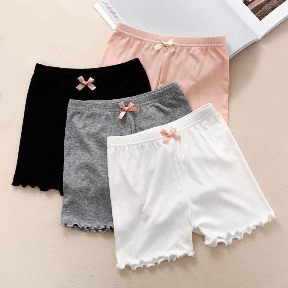 Breathable Girls Dance Safety Pants Cotton Children Summer Underwear Cute Kids Short Pants