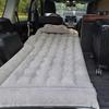 Multifunkční nafukovací cestovní matrace 2-v-1 PVC semišový měkký polštář na spaní pro auto SUV
