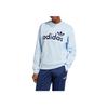 Adidas Originals Pinstripe Sweatshirt Retro Sport Loose Fashion Hoodie Women Sweatshirt JN1235