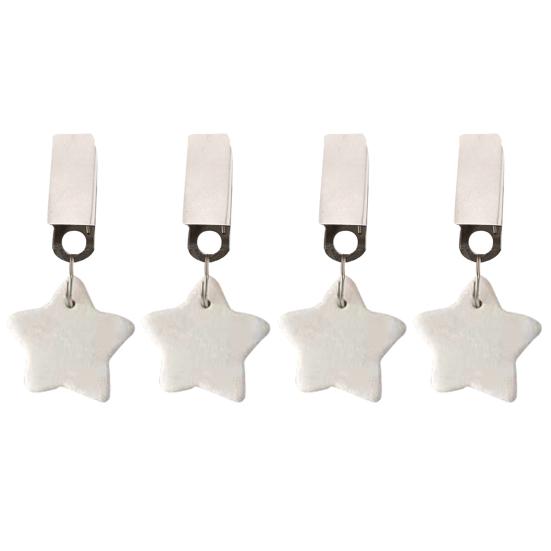 

4 шт. Зажим для скатерти Звездообразные утяжелители для скатерти Прочный мраморный подвес для скатерти