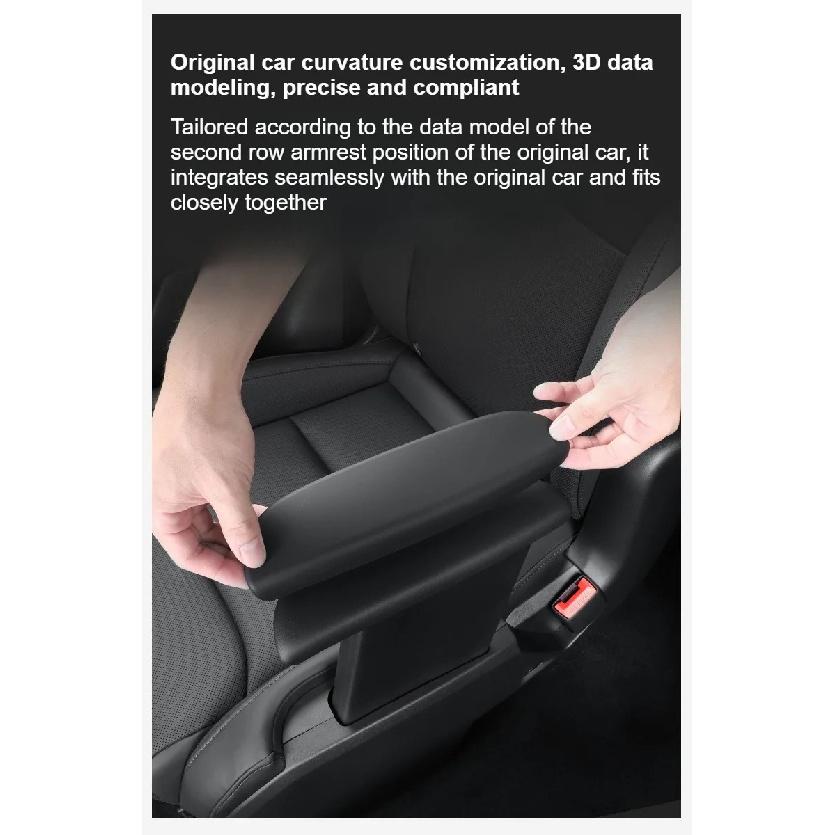 Per Tesla Model YL 2025 2026 Guanti Protettivi Mancorrente Auto Copertura Protettiva Bracciolo Seconda Fila Modanature Accessori Interni