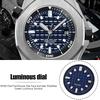 New 30mm No Logo Dial Fresh Small Square Green Lume Dial Compatible with Japanese NH34 NH35 NH36 Movement Watch Accessories