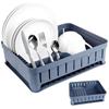 Dish Drainer - Vilde - 39x31x12 Cm - Compact and Modern - Removable Tray