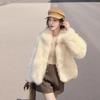 Winter New Imitation Fox Fur Coat Women's Thousand Gold Wind Coat Padded Cotton Artificial Fur Imitation Mink Top