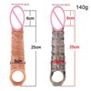 Simulation Penis Sets No. plus-Sized Barbed Exotic Condom Sex Toys Vibrating Penis Silicone Crystal Cover
