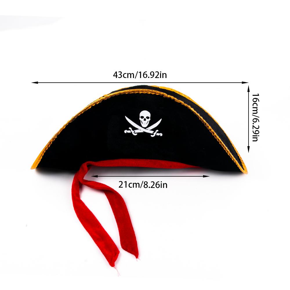 Pirates Captain Theme Party Decoartion Disposable Tableware Compass Gold Coin Pirate Eye Patch Telescope Halloween Kids Gift Toy