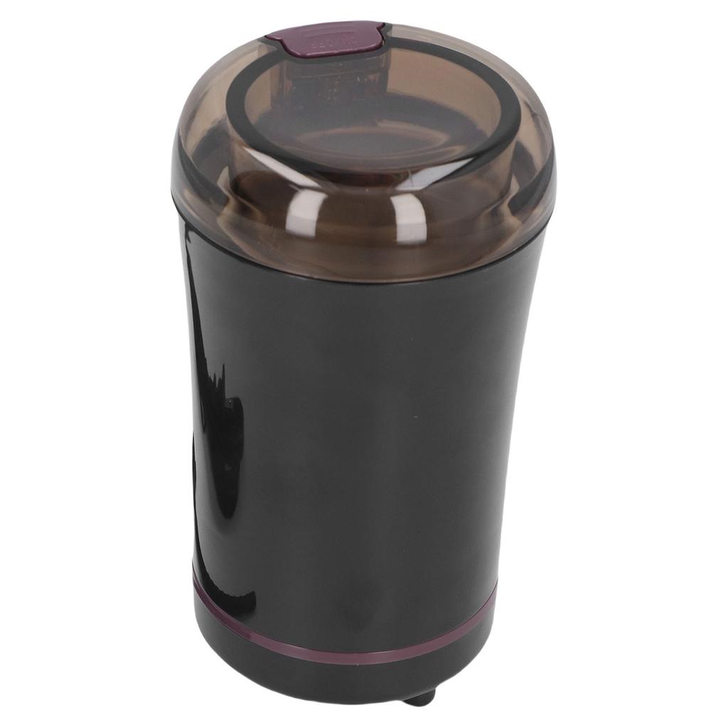Electric Coffee Grinder 304 Stainless Steel Cutter Coffee Mill Grounder with Safety Lock Lid 150W Portable