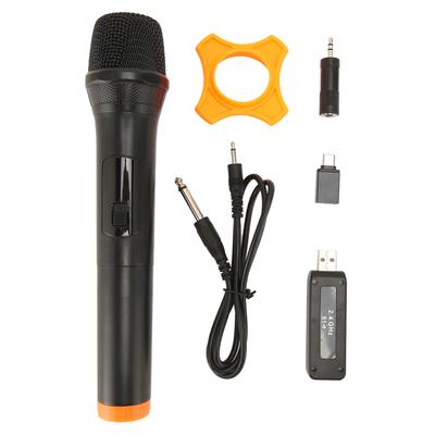 Kabelloses Mikrofon 2,4G USB Dynamisches Mikrofon Kabelloses Handmikrofon für Karaoke