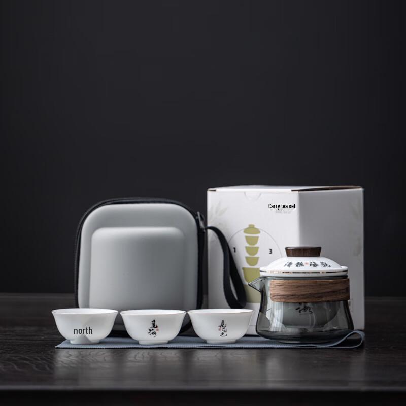 Portable Ceramic Travel Tea Set