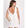 Foreign Trade Order Lu Simple Lady Beautiful Backless Bow All-Match Small Short Temperament Niche Dress