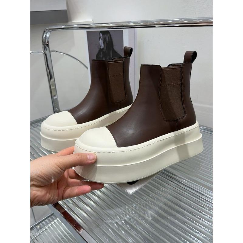 Retro Thick-soled Short Boots for Women, Ankle Boots, New and Versatile Shoes, Cylindrical Boots