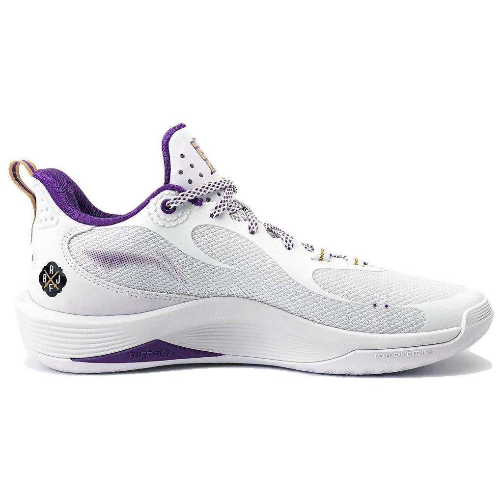 Li Ning Flashing CBA Beikong Team PE Comfortable Versatile Shock Absorption Non-Slip Lightweight Rebound Low-Top Basketball Shoes ABPU001-12