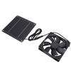 Solar Panel Fan Kit Solar Powered Exhaust Ventilation 4W for Small Greenhouses Sheds Pet Houses