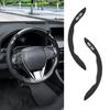 Set of 2 Black Steering Wheel Covers for the Delica and Comfortable Grip for the Steering Fits and MZ and Easy To Includes Interior D2. Soft-touch,