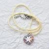Fashion Acrylic Heart Pendant Necklaces for Women Hot Girls Snowflake Necklace