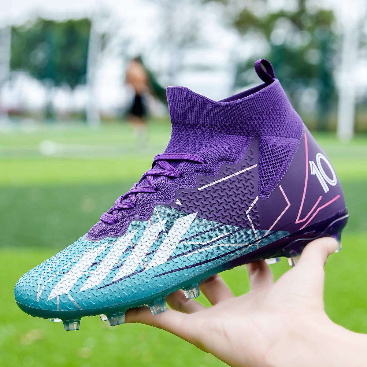 

Высококачественные профессиональные футбольные бутсы мужские уличные FG/TF футбольные бутсы для мужчин легкие нескользящие мужские спортивные футбольные бутсы 35