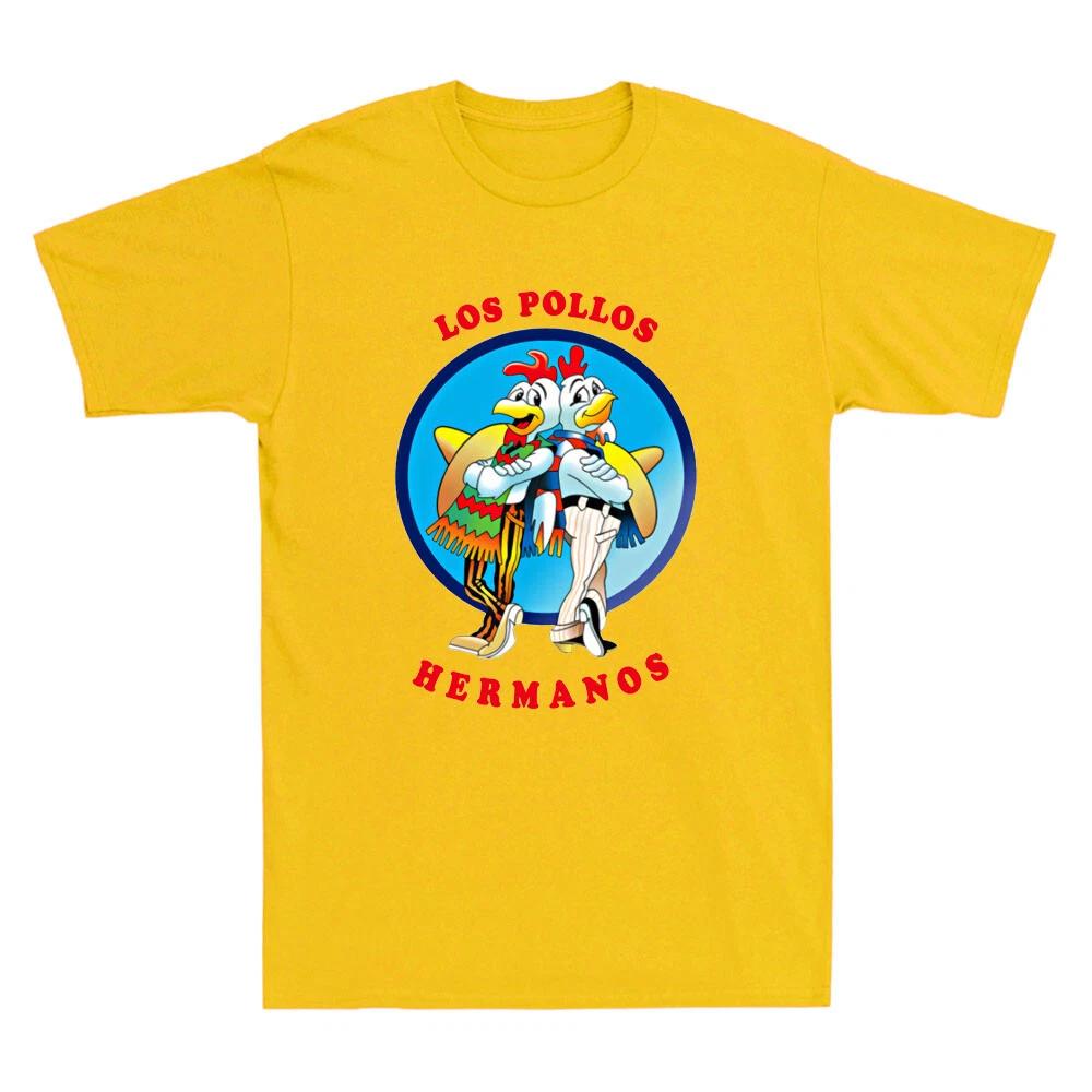 Breaking Bad - Los Pollos Hermanos Heisenberg Funny Comedy TV Show Men s T Shirt L