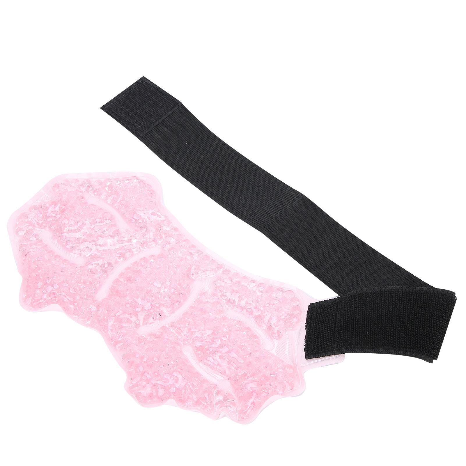 

Gel Bead Ice Pack Reusable Cold Hot Compress Pain Relief Flexible Ice Pack for Back Shoulder KneePink рожевий
