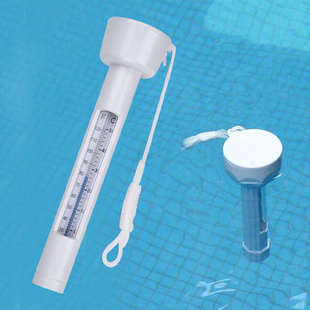 Floating Pool Thermometer Water Temperature Thermometers with String, for Outdoor & Indoor Swimming Pools, Spas, Hot Tubs