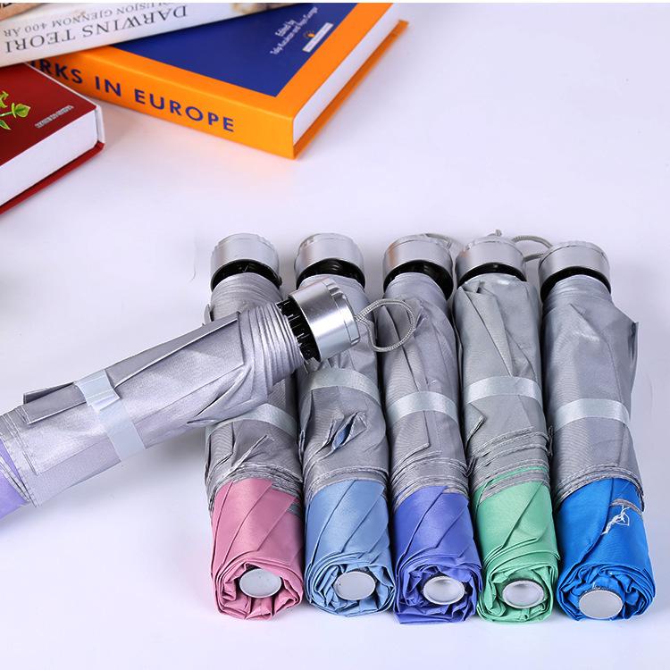 

Автоматический зонт с 8 спицами и черным клеем: Блокировка УФ-лучей, Защита от дождя или солнца, Трехслойная конструкция