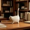 Yousheng 3D-Printed Cat Ornament Matte Texture Minimalist Cat Decoration for Living Room Study Office Caf Desktop Gift for Cat Lovers