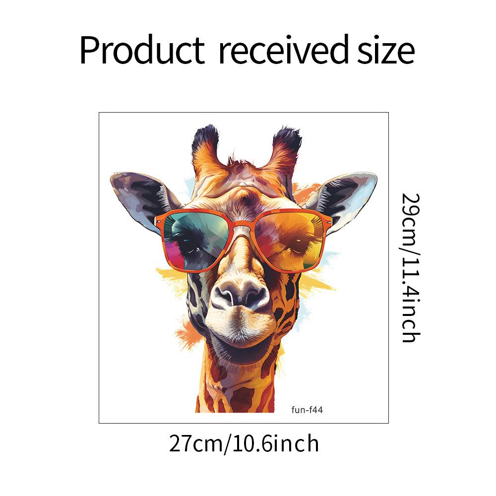 

Животные жираф спальня гостиная стеклянные двери и окна стены украшают декоративные настенные наклейки 27*29CM/fun-f44