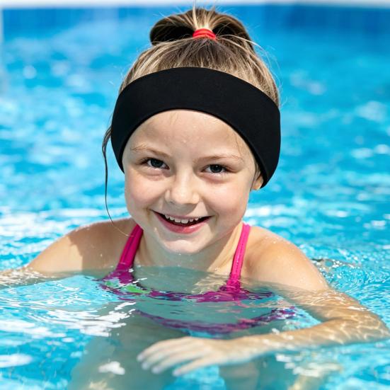 Zwemhoofdband Draagbaar Herbruikbaar Oorband Houdt Oren Droog & Voorkomt Zwemmersoor voor Kinderen en Volwassenen Watersporten