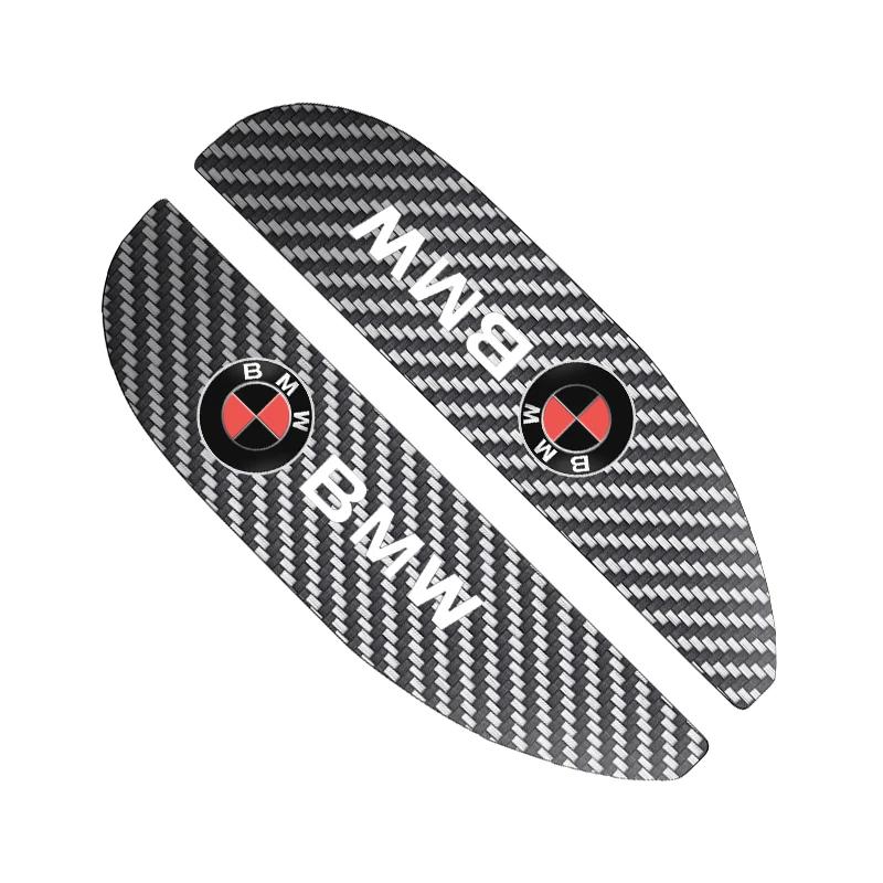 2pcs Car Rear View Mirror Sticker Rain Eyebrow For BMW 50th Kith 5 Series F20 E39 F10 F30 E90 E46 E60 G60 X5 E87 F11 G20 G32 G30