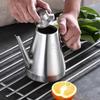 304 stainless steel insect-proof and leak-proof oil control pot long mouth oil bottle sesame oil small vinegar bottle pot pot