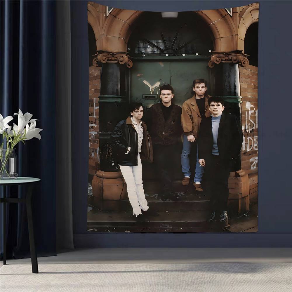 British Rock Band The Smiths DIY Wall Tapestry Hanging Tarot Hippie Wall Rugs Dorm Home Decor