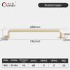 Oukali Custom Colour Popular Furniture Hardware Kitchen Cabinet Modern Dresser Pull Gold Furniture Handle & Knob