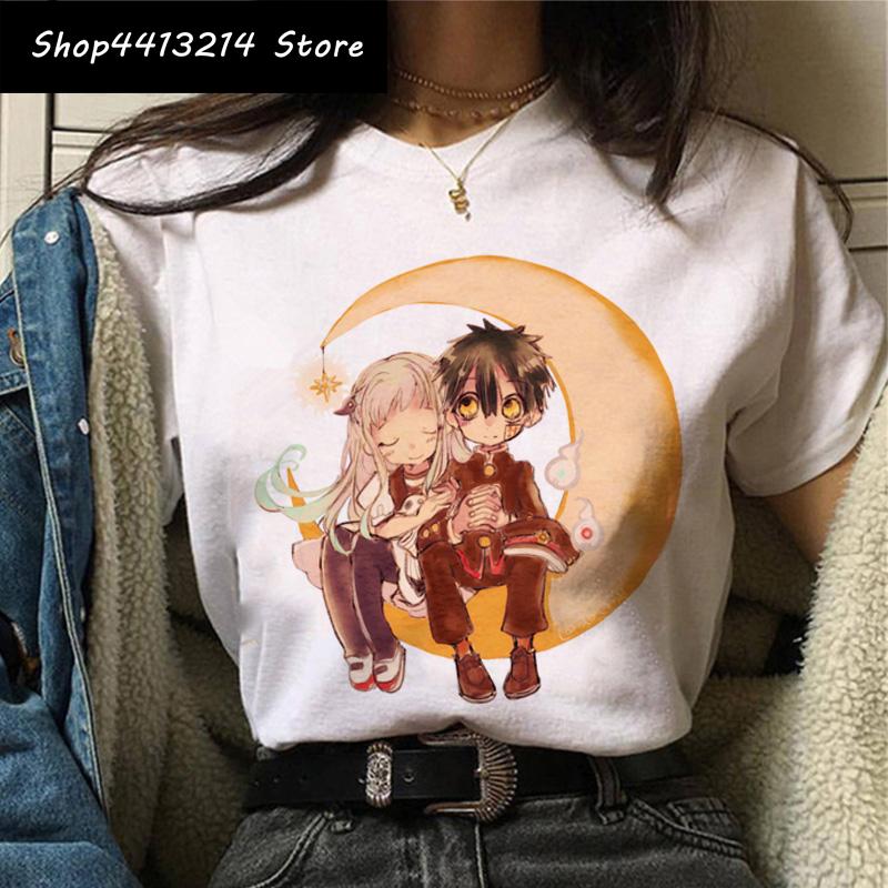Hanako Kun T Shirt Women Japanese Anime Summer Tops Toilet Bound Funny Cartoon TShirt Harajuku Unisex Tshirt Female New