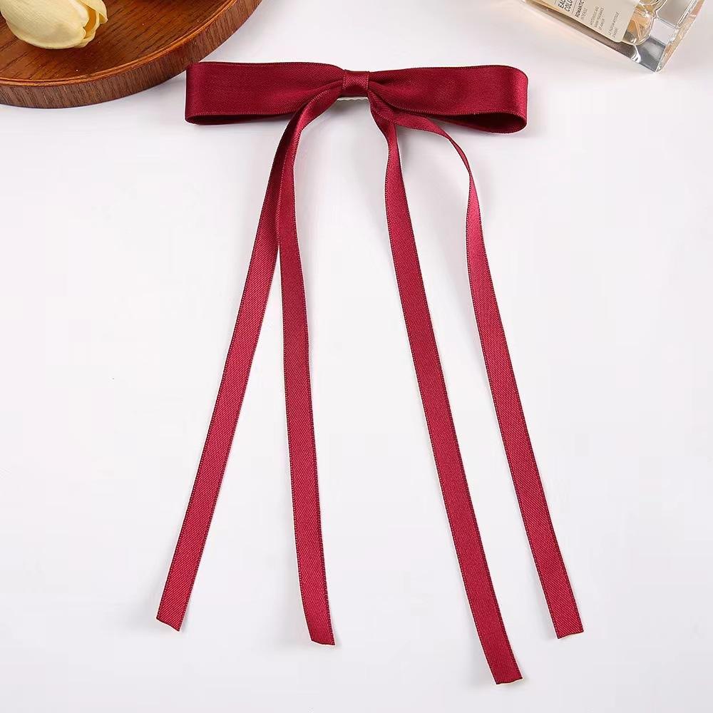 

2pcs New Cute Ribbon Bow Headband Long Tassel Hair Clip Women s Hair Accessories Girls Party Headwear Side Clips