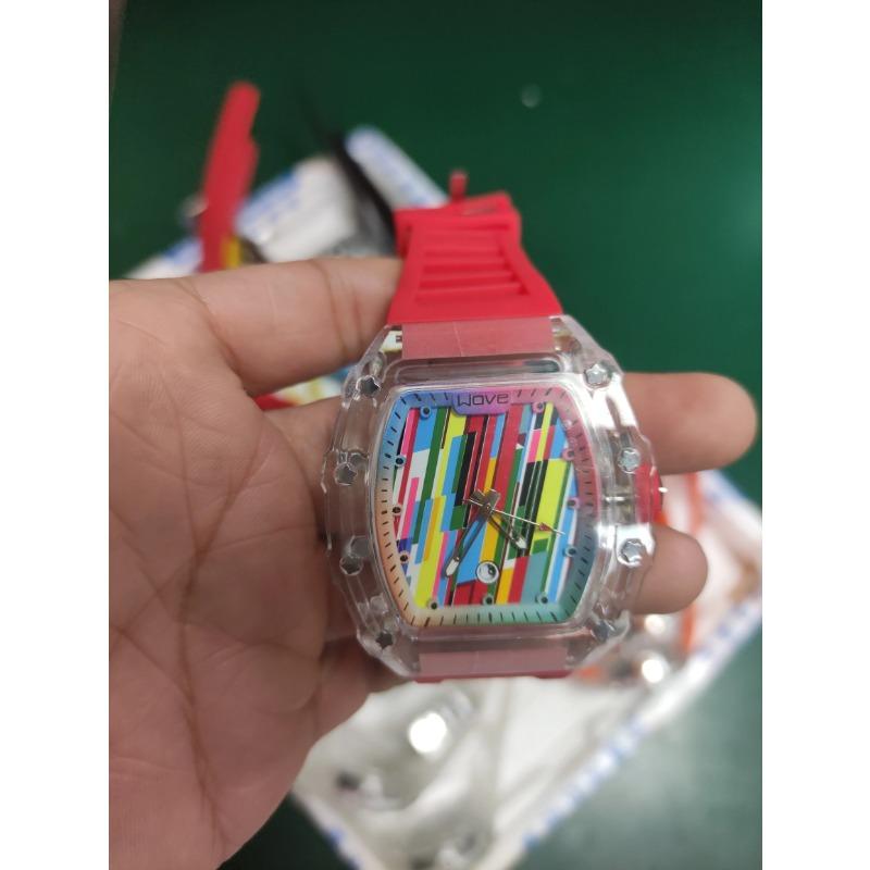 Watch Men High Beauty Sports Fully Automatic Quartz Watch Hollow Graffiti Luminous Calendar Waterproof Male Watches